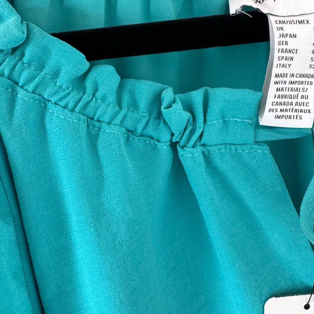 Joseph Ribkoff Turquoise Blouse - Picture 6 of 7